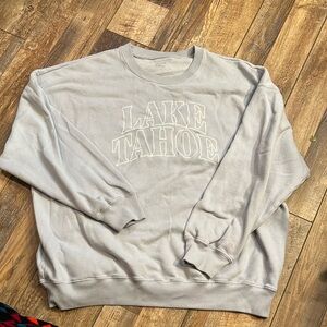 Lake Tahoe Gray Men's Sweater